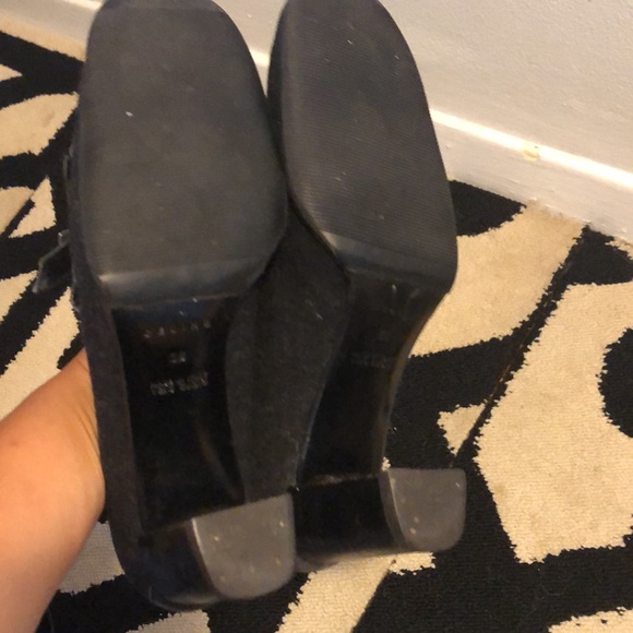 Celine gray flannel kiltie loafer pumps - Picture 6 of 6